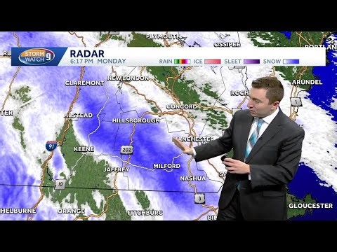 Video: Another system follows light snow Monday night