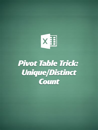 Mastering Unique Counts in Excel Pivot Tables