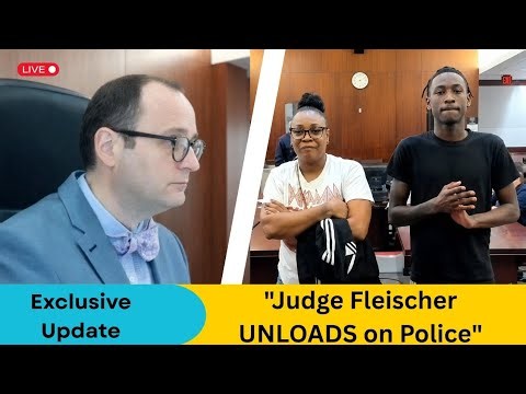 Judge Fleischer EXPLODES Over “Parking While Black” Stop — Case THROWN OUT