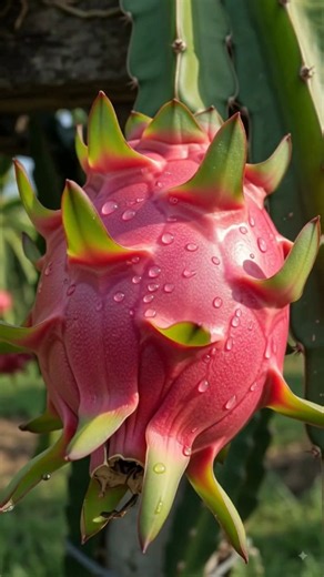 Dragon Fruit Falls, Rots & Grows Again! 🌵🐉 | AI Growth Animation #shorts #nature