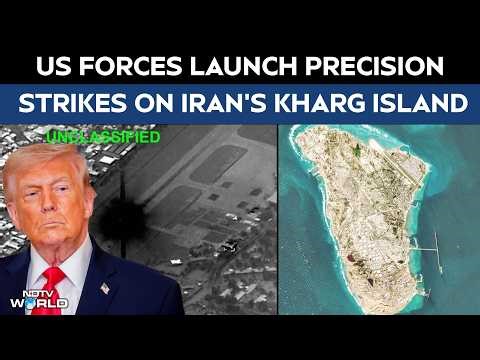 Kharg Island | US Bombing Raids Hit Iran’s Kharg Island, Trump Says Military Targets ‘Obliterated’