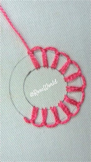 Another new hand embroidery design for your border line 🔥❤️‍🔥