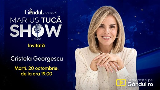 Doamna Cristela Georgescu, invitată azi la Marius Tucă Show, de la ora 19.00. A 21-a seară de proteste la Arestul Central - VIDEO