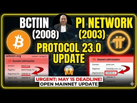 ​Pi Network Protocol 23.0 Update: Bitcoin se bhi Purana Domain? 😱 | Open Mainnet New Deadline!