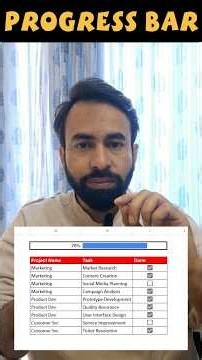✅ Excel Magic Progress Tracker 📊 | Progress Bar + % #exceltips #excelmagictrick #excelmagic