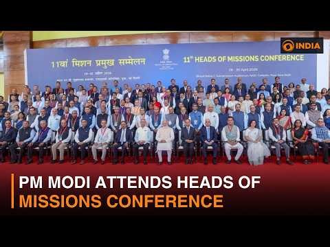 PM Modi attends Heads of Missions Conference and more news | DD India Live