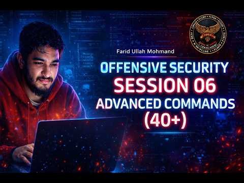 Kali Linux Advanced Commands Part 1 🔥 | Offensive Security Course Day 6 | Ethical Hacking