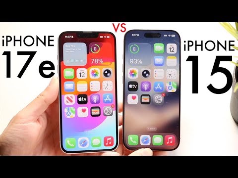 iPhone 17e Vs iPhone 15! (Comparison) (Review)