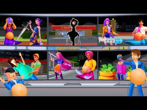 Yuta Mio Hamil Saja Boys Tor Monitor Ketua Disunat Rumi Demon Hunters | Sakura School Simulator