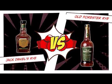 Jack Daniel's Barrel Proof Rye vs Old Forester Single Barrel Barrel Strength Rye