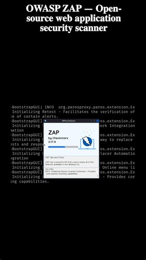 OWASP ZAP: Open-Source Web Security Testing Tool #cybercavin