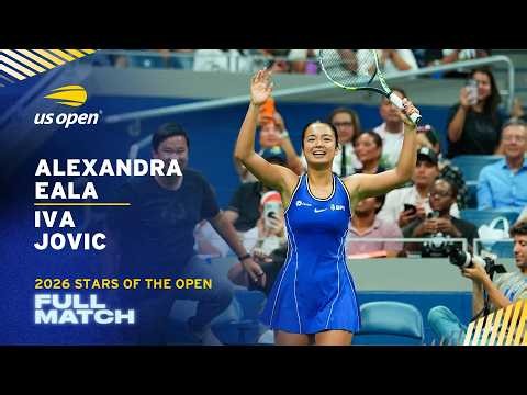 Alexandra Eala vs. Iva Jovic Full Match | Stars of the Open | 2026 US Open