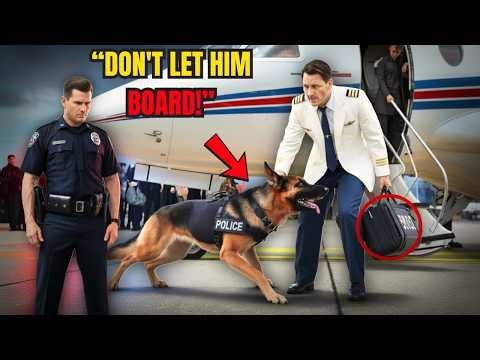 Police K9 Won’t Let Pilot Board — What They Found Underneath Sent Them Running!
