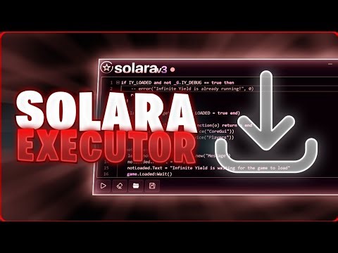 Solara Executor 💾 BEST ROBLOX EXECUTOR FREE 2026 💾 KEYLESS NO KEY DOWNLOAD