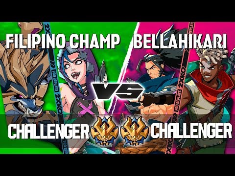 2XKO ▰ FILIPINO CHAMP (Jinx-Warwick) vs BELLAHIKARI (Yasuo-Ekko) ▰ 2XKO Pro level replays