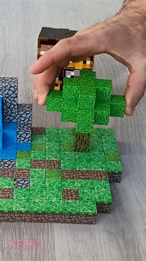 Minecraft Magnetic Blocks: Hamster in the magnetic forest Minecraft. #minecraf #craft #craftmag
