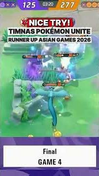 NICE TRY! TIMNAS POKEMON UNITE RUNNER UP - ASIAN GAMES 2026