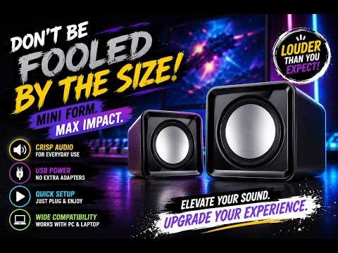 Defender USB Speakers Review | Budget 4W PC Speakers for Laptop & Computer