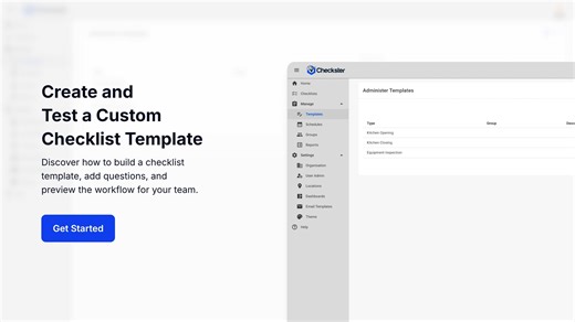 Create and Test a Custom Checklist Template (1)