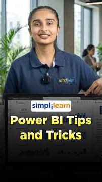 Top Power BI Tips And Tricks For Data Analytics | Power BI Productivity Tips | #Shorts #Simplilearn