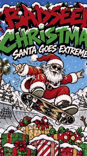 🎅🔥 SANTA GOES EXTREME! JUST DROPPED! 🛹🏁 Santa’s ditching the sleigh and going FULL SEND! 🤘 From skateboarding and motocross to surfing and off-road racing, this isn’t your average Christmas coloring book! 🎨 Digital Download — ONLY $5.50! 📖 Physical Copies — JUST $11.95! 🌎 Available WORLDWIDE on Amazon.com! ⚡ Shop now at www.throttle.ink The holidays just got a whole lot more BADSEED! 🎄🔥 #SantaGoesExtreme #ThrottleAndInk #Badseed #ColoringBook #ChristmasGifts