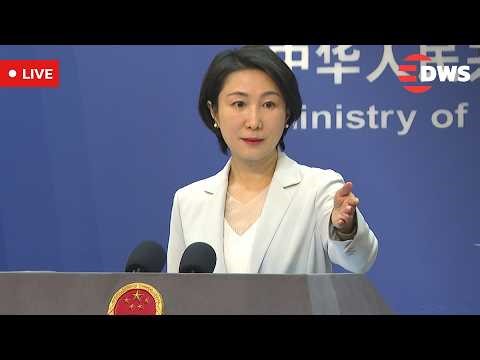 LIVE: China Foreign Ministry Holds Daily Briefing in Beijing | Addresses Global Tensions | AC1Z