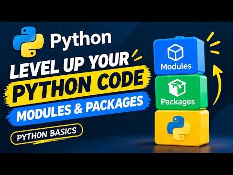Python Modules & Packages Explained | Organize Code Like a Pro #python #coding