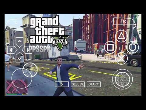 GTA 5 PPSSPP ISO Android Gameplay | Grand Theft Auto V PSP Mod Real Graphics & Open World Action