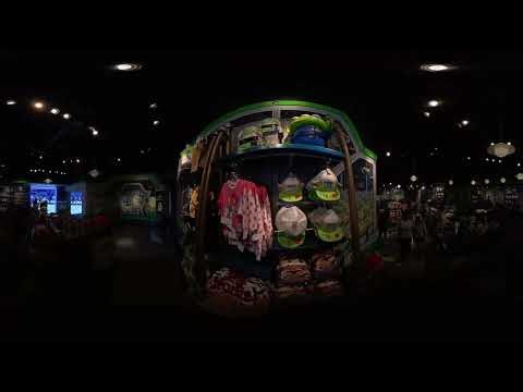 Buzz Lightyear Astro Blasters in 8K 360 - Disneyland 2025