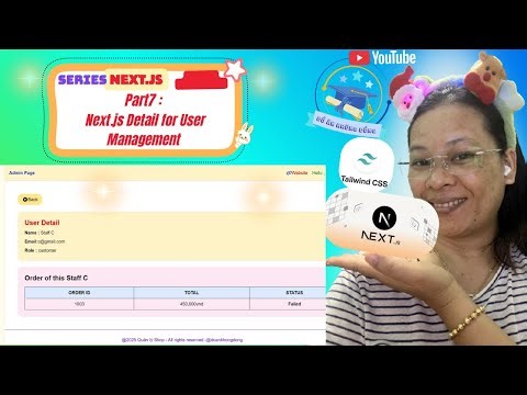 Part 7👤 Next.js Admin System | User Detail Page 🔐 Phân quyền & dữ liệu người dùng