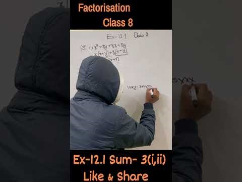 Class 8 Factorisation Exercise 12.1 Q3 (i,ii) – Easiest Trick Ever! | NCERT | Most Important