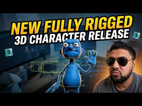 New Fully Rigged 3D Character Release (3d Studio Max)