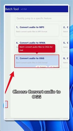 Batch convert multiple audio files to OGG on Windows