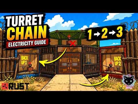 Rust Electricity Guide: Gatehouse Turret Chain Tutorial