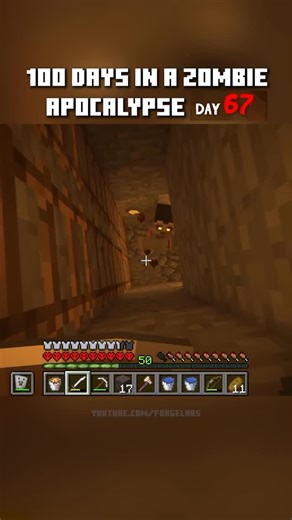 Forge Labs on Instagram: "Day 67 of a Zombie Apocalypse in Hardcore Minecraft #minecraft #moddedminecraft #minecraftmods"