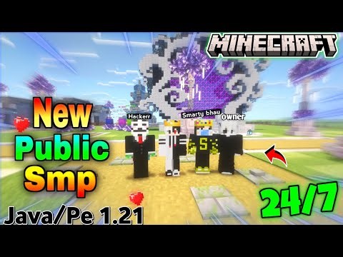 🪵 New Best Lifesteal Public Smp Server For Minecraft 🧁 | Java/Bedrock | 24/7 Online | Free To Join 🤯