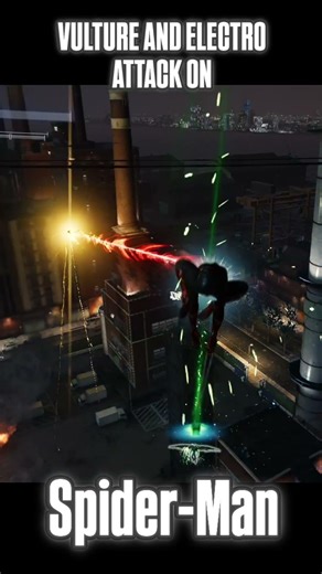 Spider-Man vs Electro & Vulture: EPIC Double Boss Fight! ⚡🦅#spiderman