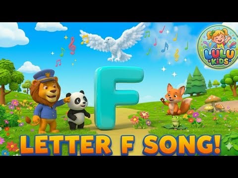 🦊 The Letter F Song! | Phonics & Nature Adventure | Lulu Kids | 3D Alphabet Cartoon