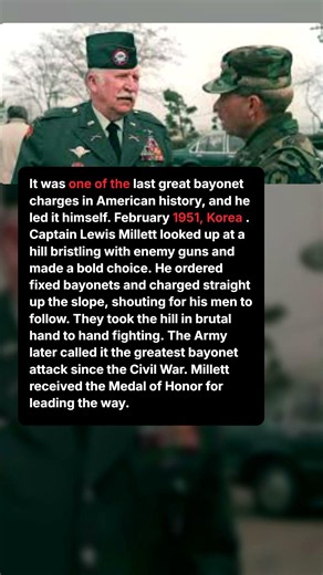 The last great bayonet charge. He led it.
