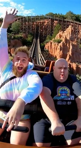 Jake Paul and Kidbehindacamera are geeked at Disney World