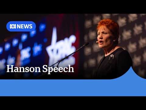 Hanson takes aim at Coalition in pitch to conservative voters | ABC NEWS