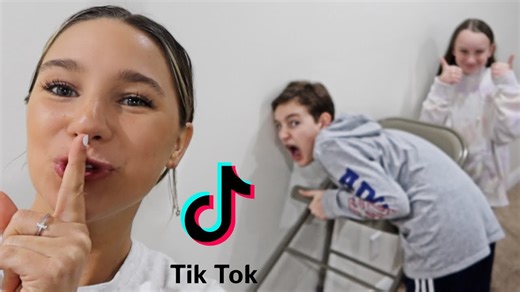 Recreating viral TikTok challenges