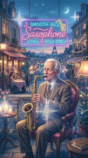 Smooth Jazz Saxophone 🎷 Relaxing Instrumental Music for Stress Relief & Late Night