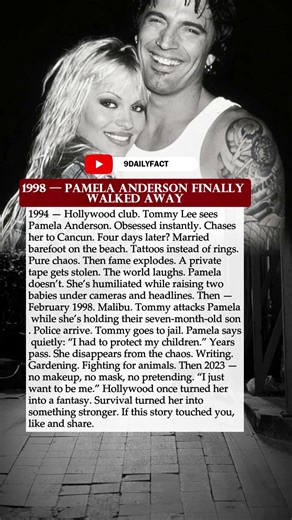1998 — Pamela Anderson Finally Walked Away