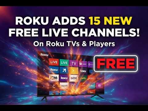Roku Adds 15 New Live Channels Free on Roku TVs & Roku Players