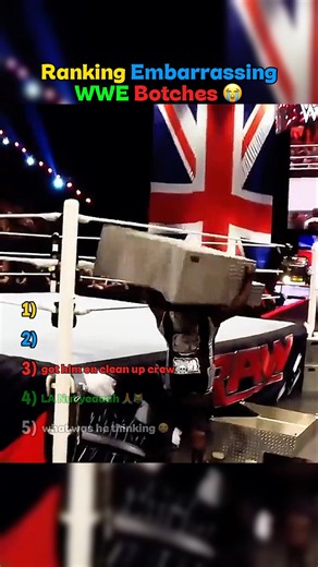 Ranking Embarrassing WWE Botches 😭 #wwesmackdown