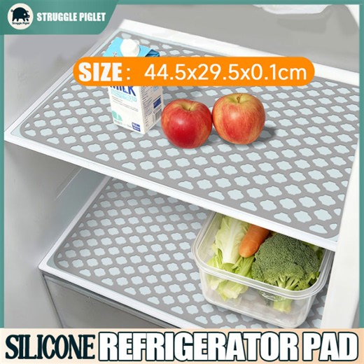 Fridge Mat Silicone Shelf Liner Drawer Pad Non Slip Washable Kitchen Storage Food Safe | Lazada Philippines