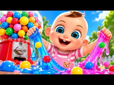 Johny Johny Yes Papa! Gumballs, Slime & Family Fun | 4K Kids Cartoon