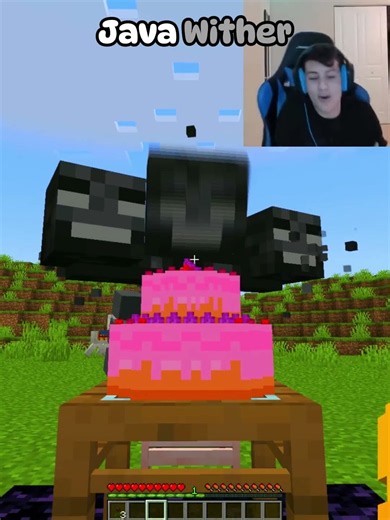 Minecraft Java VS Bedrock Wither (Payphone)