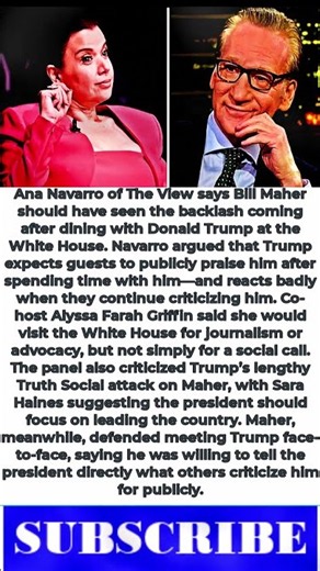 ‘The View’ Host Reveals Why Maher’s Trump Humiliation Was Inevitable
